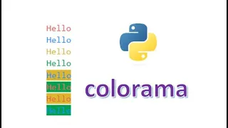 Python - Print coloured output How to print coloured output in Python colorama
