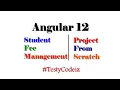 Angular 12 Student fee Management Project from Scratch Angular project from Scratch Testycodeiz