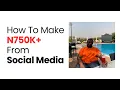 Download Lagu HOW TO MAKE 750K MONTHLY FROM SOCIAL MEDIA MONETIZATION