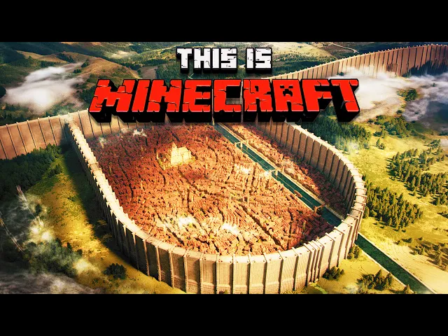 How I Recreated SHIGANSHINA From Attack On Titan in Minecraft!