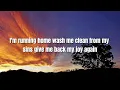 LOST & FOUND - RUNNING HOME (PSALM 51) Lyric Video