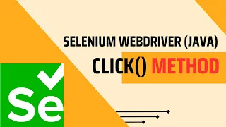 Selenium click method in Java FullStackSDET