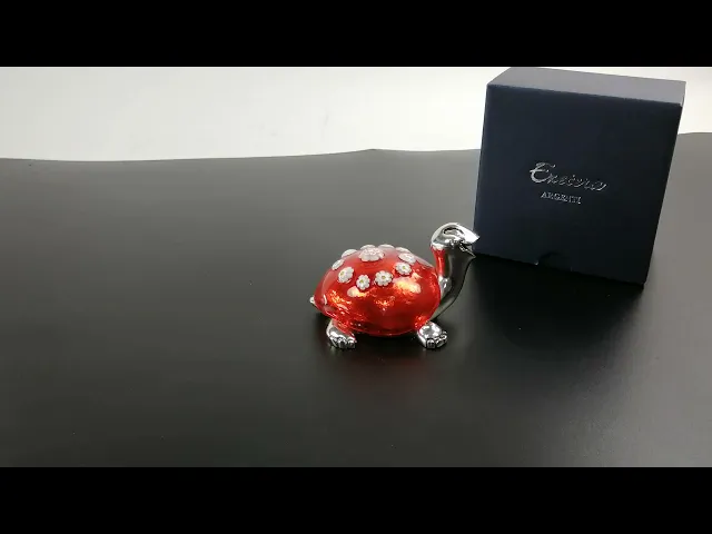 Видео-обзор Статуэтка 'Черепашка с красным панцирем'