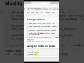 Saving a Machine Learning Model
