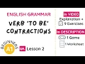 Mastering Verb To Be Contractions Made EASY for A1 Beginners
