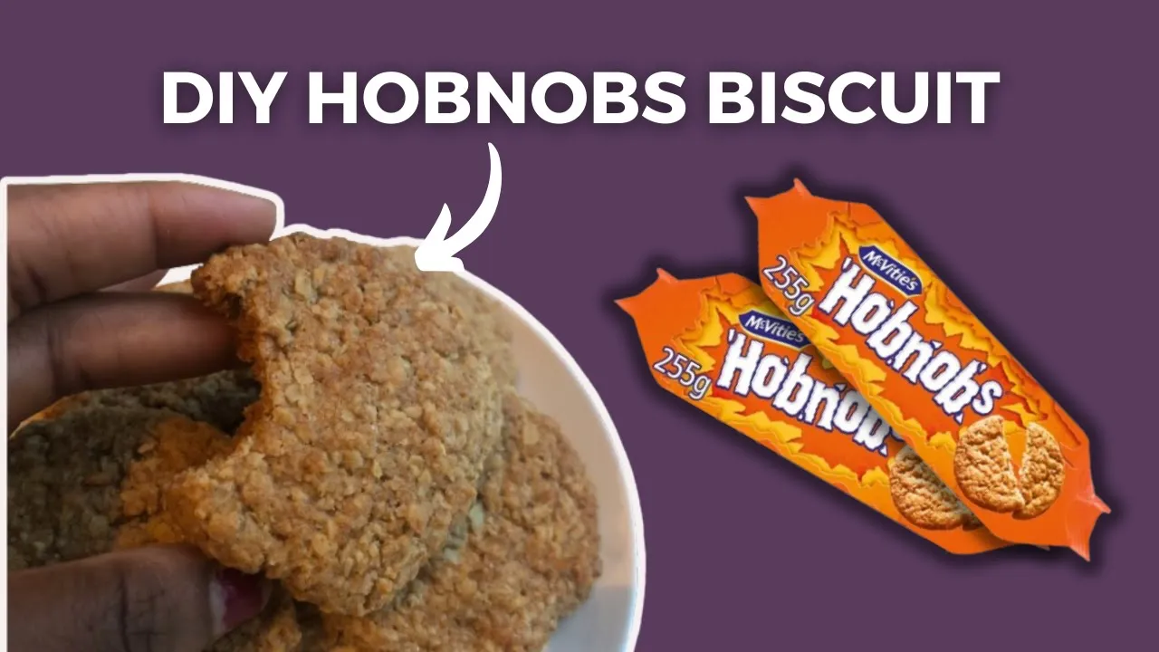 Homemade Hobnobs  - Crunchy Oat Biscuits