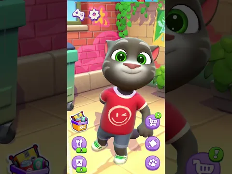 Talking Tom Cat #talkingcat #shortsfeed