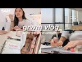 Lagu grwm for my first day of college!📝🎀 + vlog at uni 🏫🎓