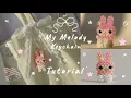 How to Make My Melody Keychain Beaded My Melody Tutorial