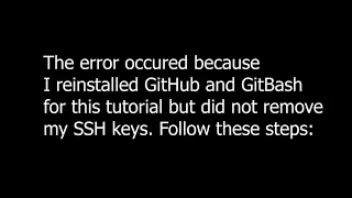 Part 2 Install VS Code Git Bash on Windows Create GitHub Repository Push Repository via GitBash