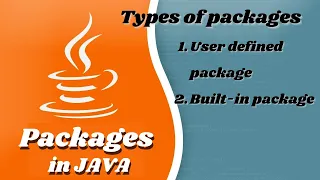 Packages in Java and how to use them Types of packages User defined and Built-in in Java