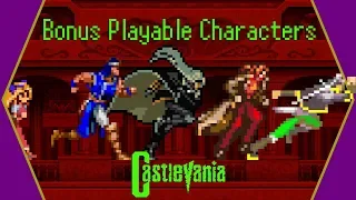 OUTDATED Bonus Playable Characters in Castlevania Games