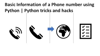 Basic Information of a phone number using Python Python tricks and hacks