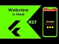 Flutter Tutorial In Hindi Webview In Flutter Flutter For Beginners