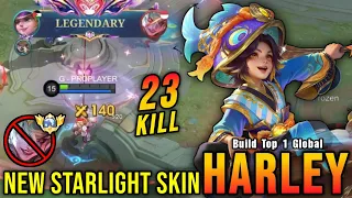 23 Kills Dreaming Koi Harley New STARLIGHT Skin - Build Top 1 Global Harley MLBB