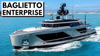 2022 BAGLIETTO 38M “ENTERPRISE” SUPERYACHT TOUR Custom Luxury Yacht – PART 1