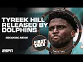 BREAKING Tyreek Hill RELEASED by the Dolphins Stephen A reacts First Take