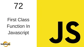 First Class Function in Javascript