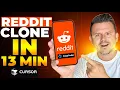 Reddit Clone in 13 Min NoCode Cursor CopyCoder V2