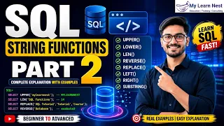SQL String Functions Part 2 Complete SQL Text Functions Explained with Examples