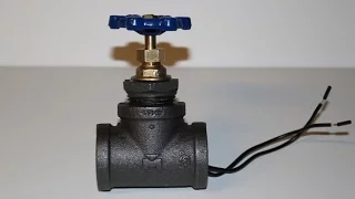 diy pipe lamp switch made with water faucet handle