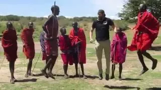 Masai Mara Tribe Jumping Contest 