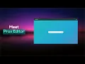 PROX EDITOR editor created using Python and eel