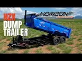 Dump Trailer with Side Door Introducing the HZX Telescopic Horizon Trailers