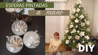 Como pintar esferas de Navidad 🎄