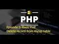 Episode 5 - Basic PHP