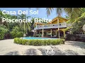 Casa Del Sol Beachfront Home in Placencia Belize for Sale