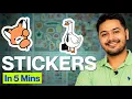 Create Digital Stickers In Canva To Sell On Etsy Easy Canva Tutorial Step by Step