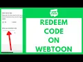 How to Redeem Promo Codes in WEBTOON EASY