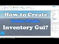 How To Make Inventory Gui in Roblox Studio