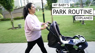 Noor's park-time routine || Taking Noor out for a walk