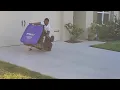 FULL Florida man traps alligator in garbage bin releases it near lake