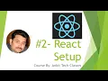 React JS-Typescript Tutorial 2 - Setup React JS App Steps create First React App TechAnkitSaxena