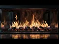 Modern Glass Fireplace 🔥 Relaxing Fire Sounds for Sleep & Study (6 Hours)