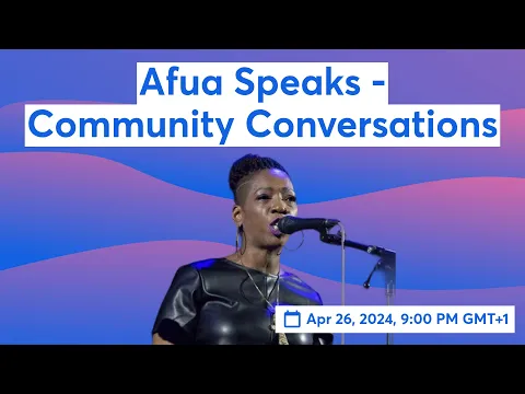 Download MP3 Afua Speaks - Community Conversations