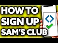 How To Sign UP for Sam s Club 2025