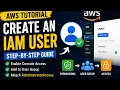 How to Create an IAM User in AWS Step-by-Step AWS IAM Tutorial for Beginners