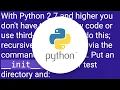How do I run all Python unit tests in a directory