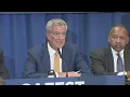 Mayor De Blasio NYPD s Monthly Crime Statistics Meeting
