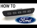 What are those buttons for on my Ford door