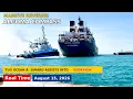 MASSIVE LAKER REVERSES INTO GODERICH HARBOUR - WITH TUG ASSIST in real time