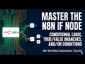 n8n IF Node Explained Conditional Logic Workflow Branching Beginner to Pro