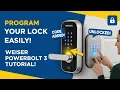 Weiser Powerbolt 3 Programming Guide Add Change Delete Codes Easily