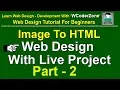 Web designing step by step with web design live project - part 2