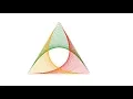 String art - Geometric Triangle Pattern Handmade string Design