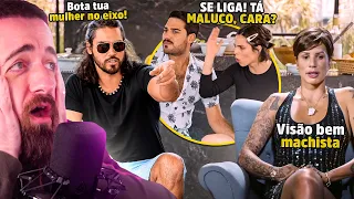 A reunião de casais desandou com show de machismo